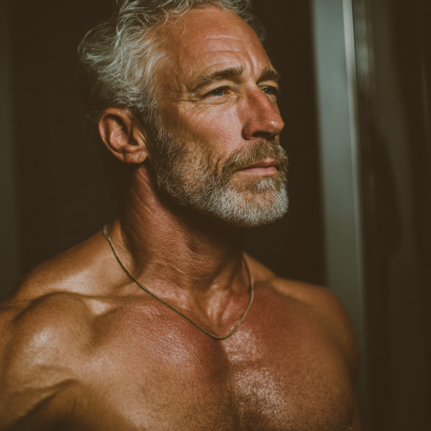 Senior podczas indywidualnej konsultacji fitness z instruktorem